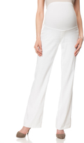 Thumbnail for your product : A Pea in the Pod Secret Fit Belly® Linen Lightweight Wide Leg Maternity Pants