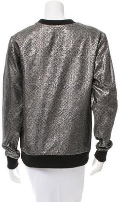 Nomia Brocade Pullover Sweatshirt