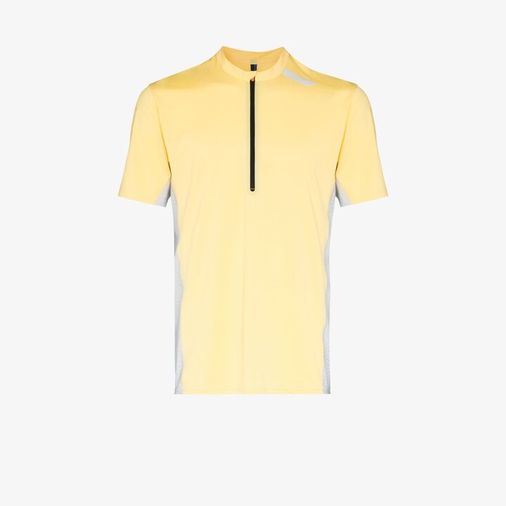 yellow half shirt