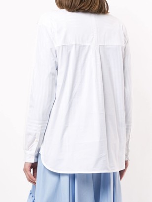 Enfold Contrasting Panel Blouse