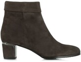 Thumbnail for your product : Daniel Enthusiasm Taupe Suede Metal Trim Heeled Ankle Boot
