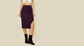 Thumbnail for your product : KENDALL + KYLIE Slit Midi Skirt