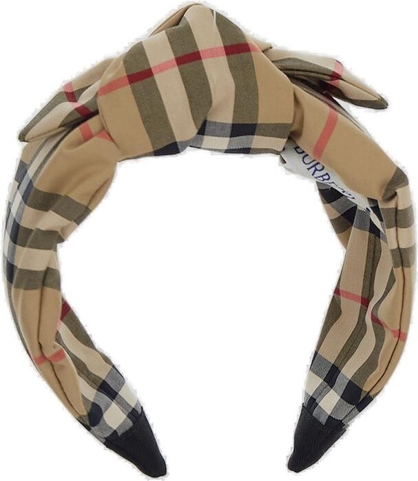 Burberry Children Checked Knot-Detailed Headband - ShopStyle Girls'  Accessories