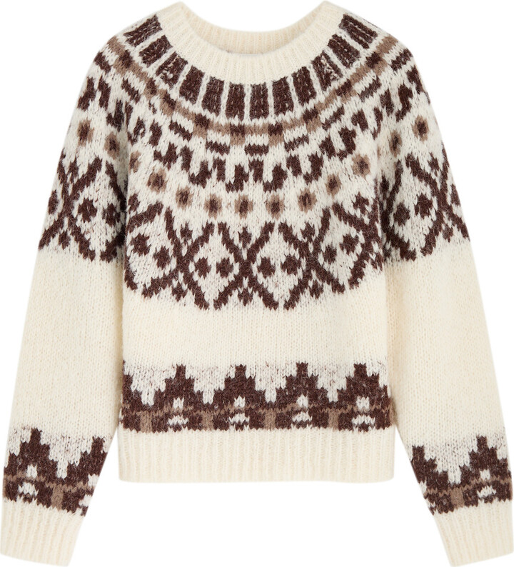 Frame Fair-isle Intarsia Alpaca-blend Jumper