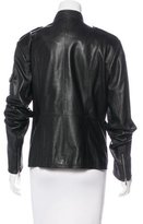 Thumbnail for your product : Tory Burch Leather Zip-Up Jacket