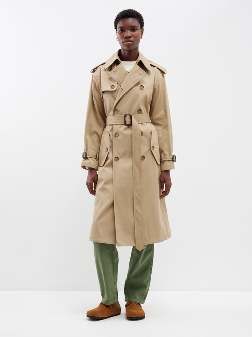 Polo Ralph Lauren Belted Cotton-twill Trench Coat - ShopStyle