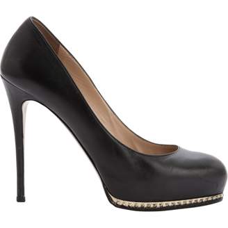 Valentino Black Leather Heels