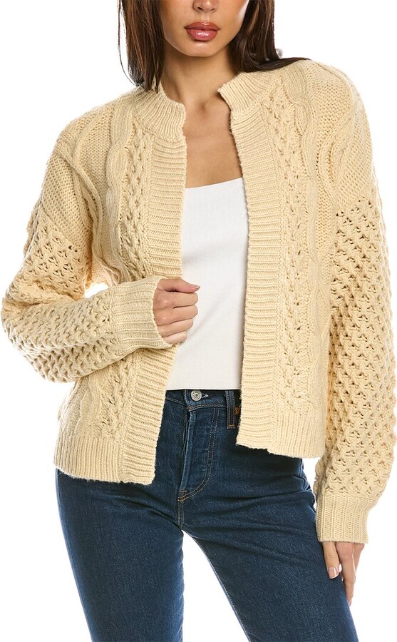 Design History MultiStitch Cardigan ShopStyle