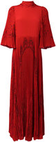 Valentino - robe longue plissée - 