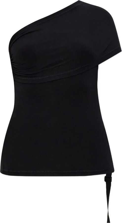 Helmut Lang One-Shoulder Top