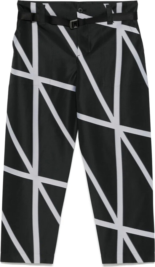 132 5. ISSEY MIYAKE NO.5 jacquard trousers