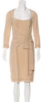 Thumbnail for your product : Prada Silk Polka Dot Dress