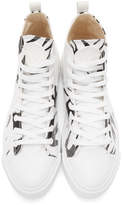 Thumbnail for your product : McQ White and Black Plimsoll Platform High Sneakers