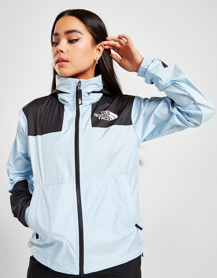 the north face panel wind jacket pink