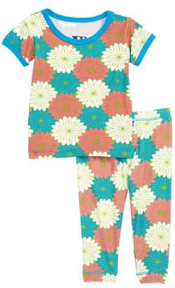 Kickee Pants Two-Piece Fitted Pajamas