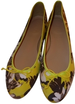 Thumbnail for your product : J.Crew Yellow Cloth Ballet flats
