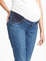 Thumbnail for your product : Old Navy Maternity Side-Panel Straight-Leg Jeans