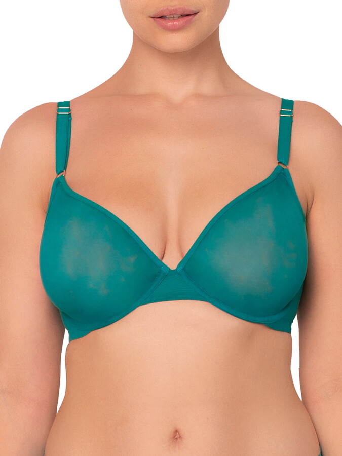 Smart & Sexy Women’s Sheer Mesh Demi Underwire Bra, Style-SA1388