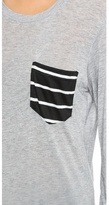 Thumbnail for your product : Daftbird Contrast Pocket Tee