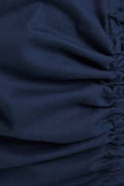 Thumbnail for your product : Isolda Ruched Stretch-cotton Poplin Top