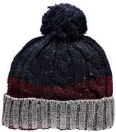 Thumbnail for your product : boohoo Cable Colour Block Hat with Pom