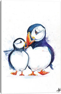 Parading Puffins Kids Wall Décor