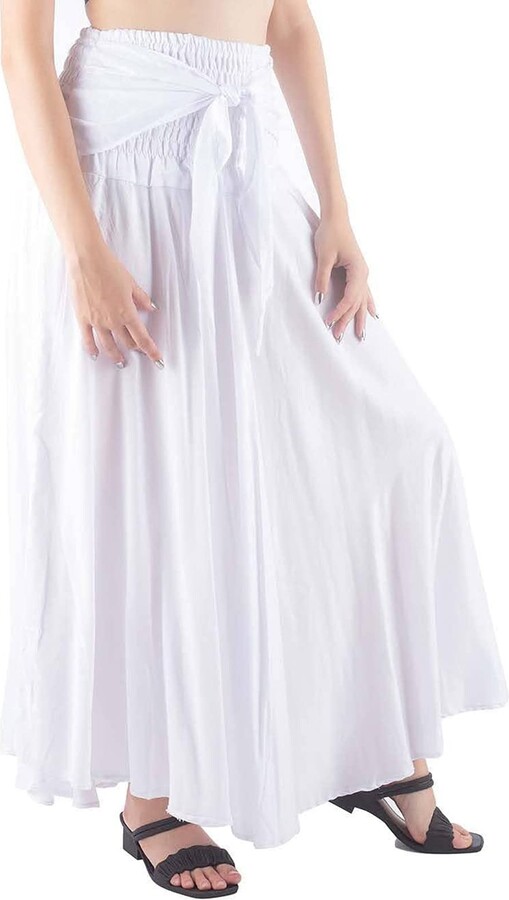 AIchenYW Women Hippie Skirt Boho Beach Dresses Bohemian Gypsy Maxi