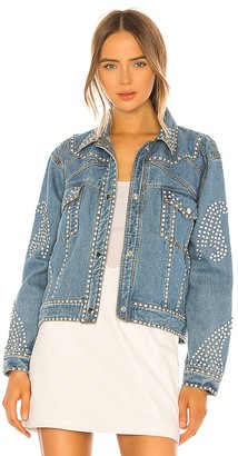 women's denim jackets with bling