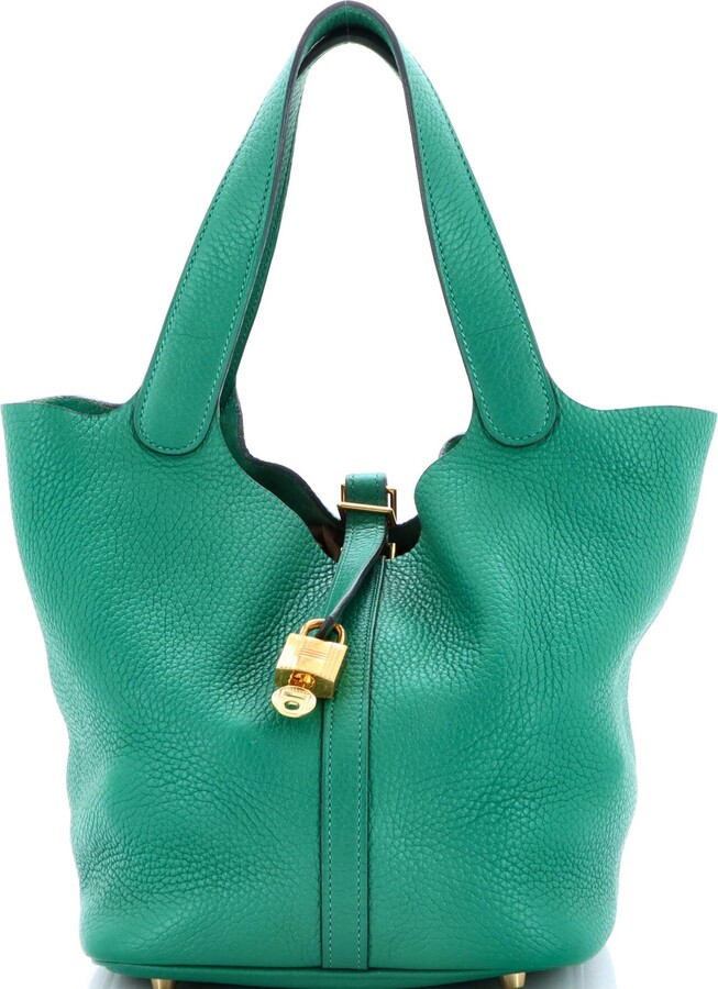 Hermes Picotin Lock Bag Clemence MM