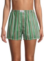 Thumbnail for your product : Les Girls Les Boys Striped Boxer Pajama Shorts
