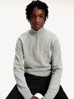 tommy hilfiger jumper half zip