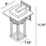 Thumbnail for your product : Hinkley Lighting Manhattan Small Outdoor Wall Light