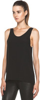 Thumbnail for your product : Chloé Silk Tank in Black