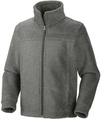 columbia grey fleece jacket