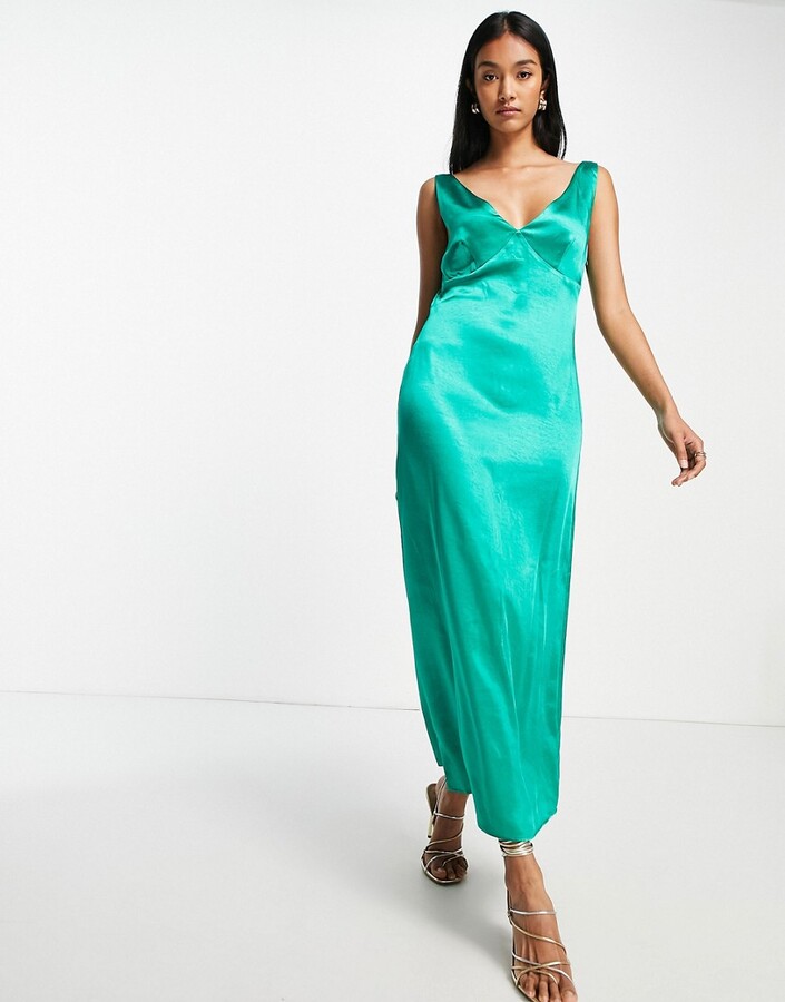 Emerald Green Evening Dress | ShopStyle