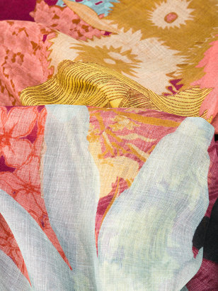 Dries Van Noten floral print scarf - women - Silk/Modal - One Size