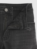 Thumbnail for your product : Gap Kids High Rise Denim Shortie Shorts with Washwell