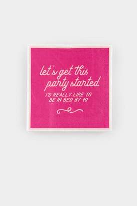 Let's Get This Party Started Cocktail Napkins - Pink