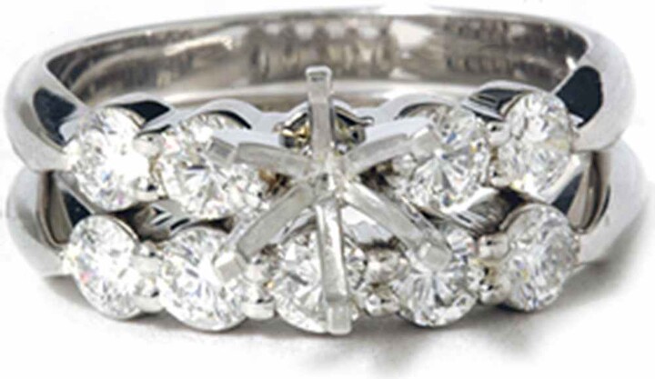 Pompeii3 1 1/5ct Diamond Engagement Ring Setting Mount Size Selectable