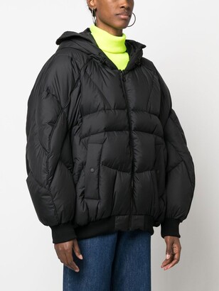 CHEN PENG Padded-Design Hooded Jacket