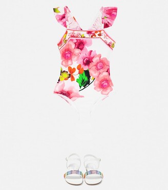 Camilla Kids Floral embellished swimsuit