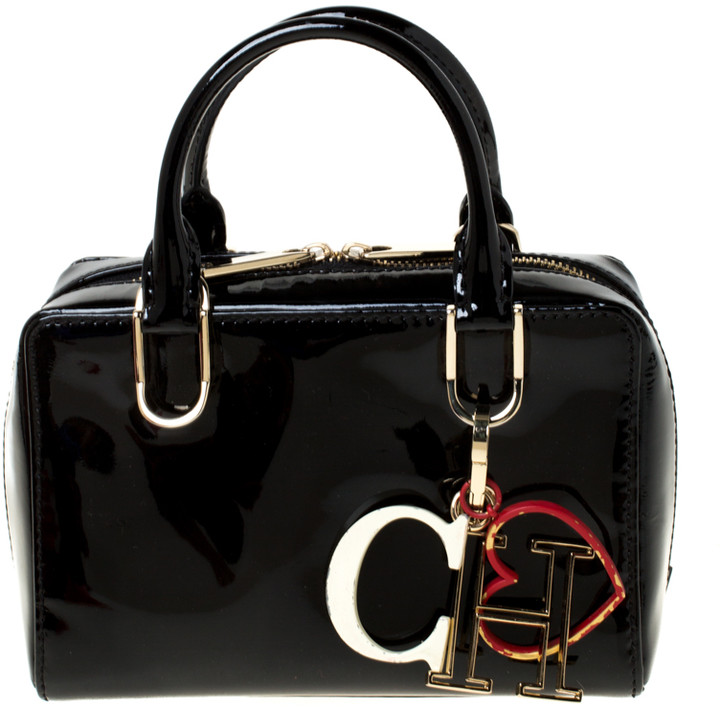 Carolina Herrera Black Patent Crossbody Bag ShopStyle