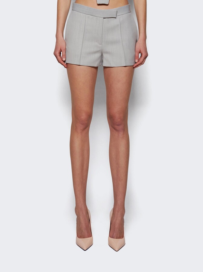 Alex Perry Micro Shorts Dove Grey