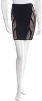 Thumbnail for your product : RVN Cutout Mini Skirt