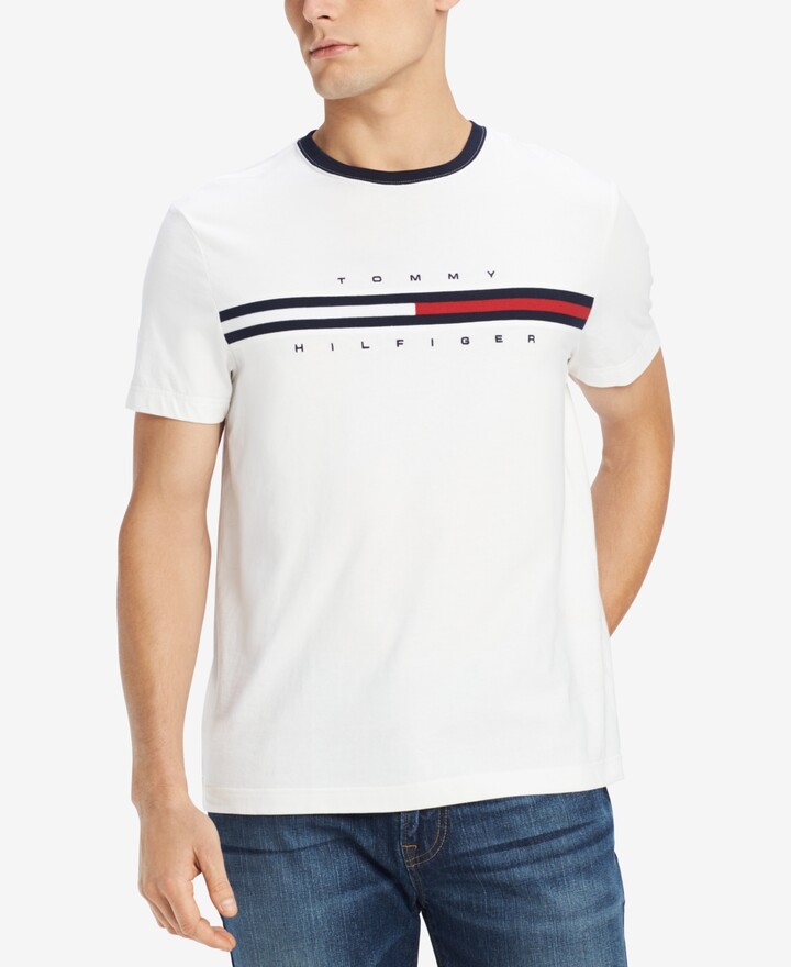 Tommy Hilfiger Men's Big & Tall Tino Logo Short Sleeve T-Shirt - ShopStyle