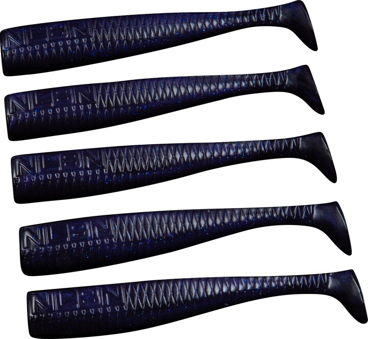 No Live Bait Needed 3” Paddle Tail, Purple Haze