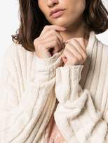 Thumbnail for your product : Jil Sander Plus ribbed-knit maxi cardigan