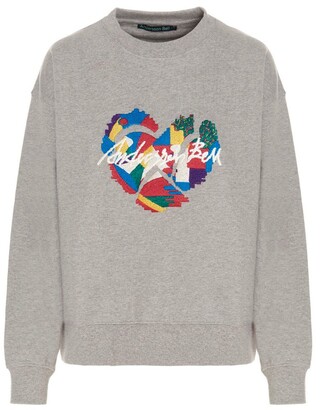 ANDERSSON BELL Broken Heart Embroidery Sweatshirt