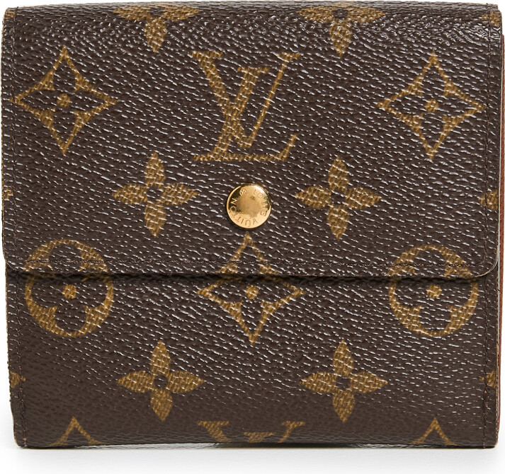 What Goes Around Comes Around Louis Vuitton Black Multi Elise Wallet