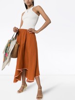 Thumbnail for your product : Araks Zelda asymmetric midi skirt